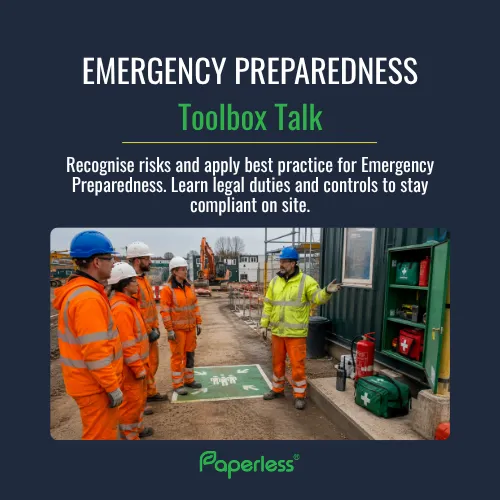 FREE Emergency Preparedness Toolbox Talk