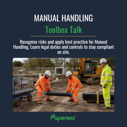 FREE Manual Handling Toolbox Talk