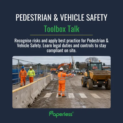 FREE Pedestrian and Vehicle Safety Toolbox Talk