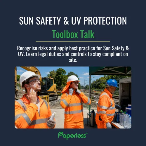 FREE Sun Safety and UV Protection Toolbox Talk