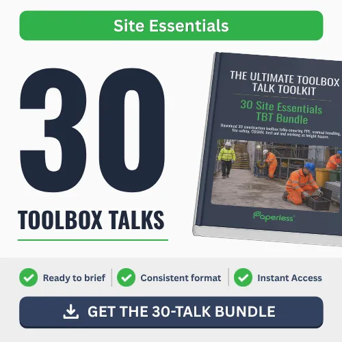 30 Site Essentials Toolbox Talk Bundle