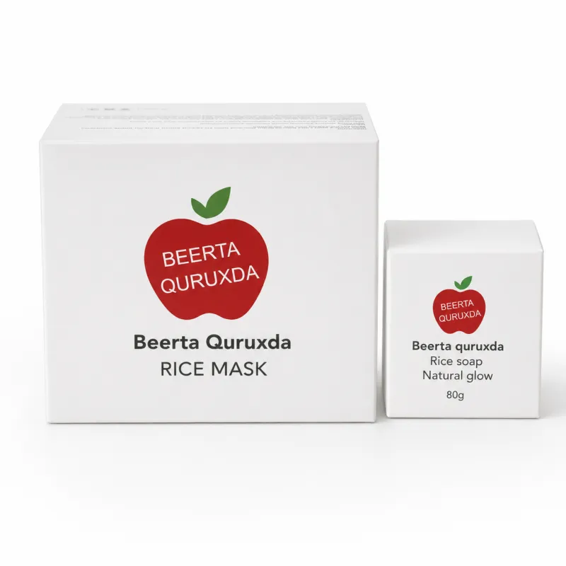 Beerta Quruxda Rice Mask + Rice Soap Natural Glow
