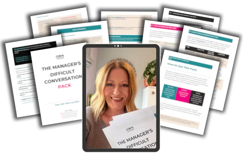 The Manager's Difficult Conversation Pack