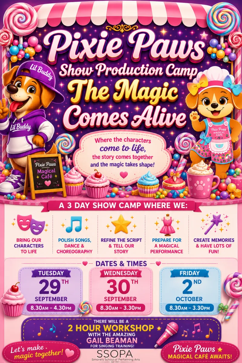 3 Days Pass - Pixie Paws Magical Cafe Camp
