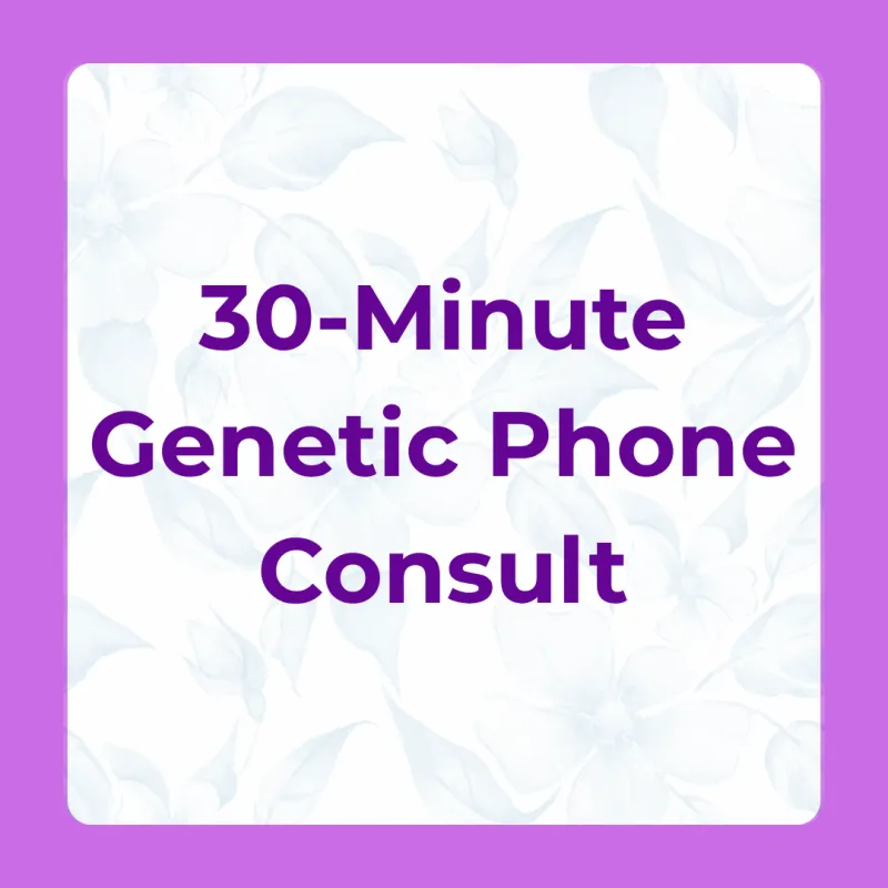 30-Minute Genetic Phone Consult