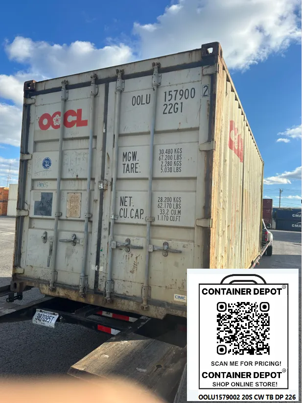TIMED SALE 20FT USED ST WWT OOLU1579002 Englewood, TN no. 2