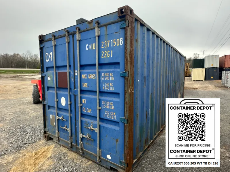 TIMED SALE 20FT USED ST WWT CAIU2371506 Ashland City, TN no. 2
