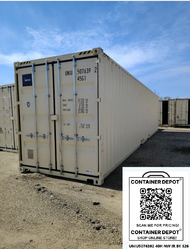 TIMED SALE 40FT NEW HC New 1-Trip UNIU5076392 Rockford, IL no. 12