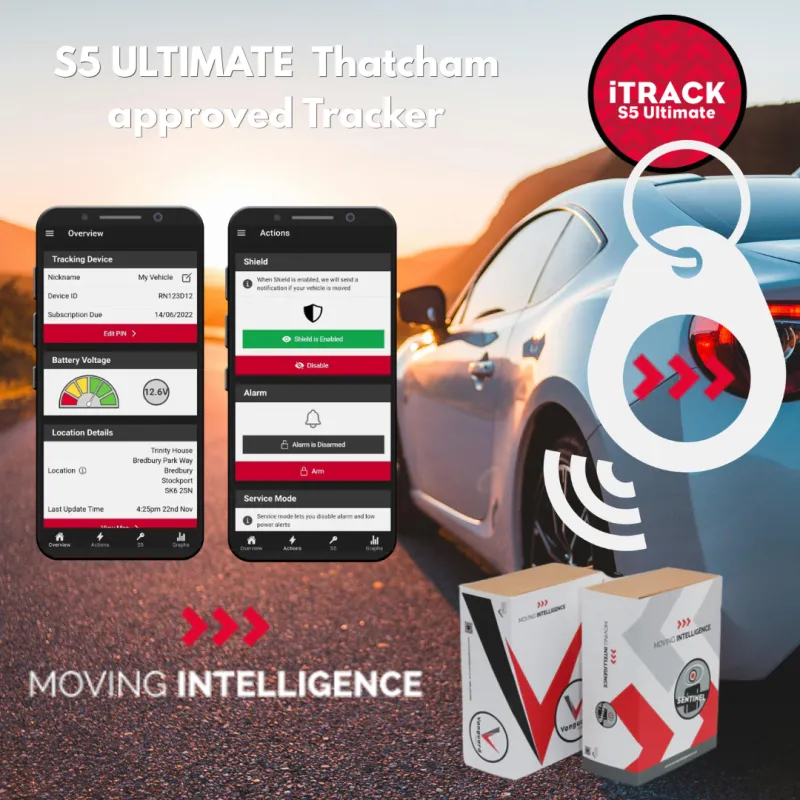 Moving Intelligence S5 Ultimate Thatcham Approved Tracker