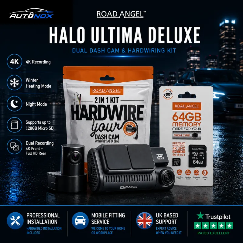 Roadangel Ultima 4K (Front and Rear) Dashcam 