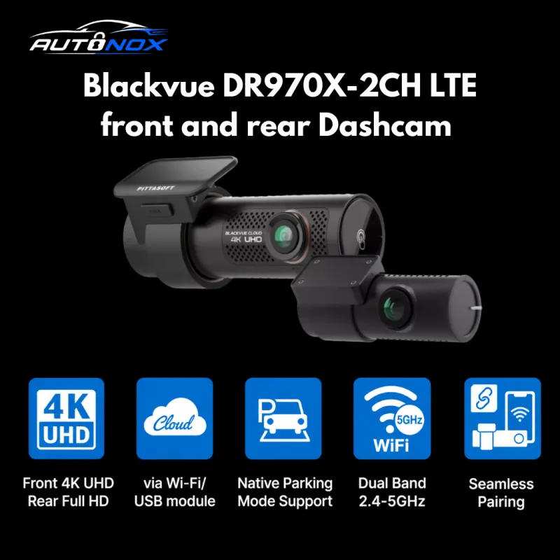 Blackvue DR970X-2CH LTE front and rear Dashcam 