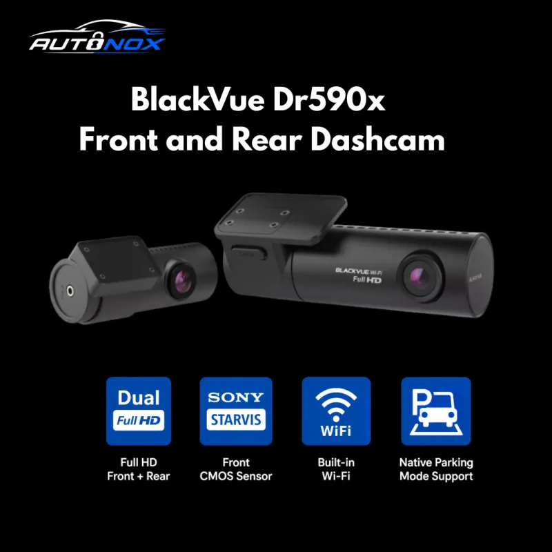 BlackVue Dr590x Front and Rear Dashcam