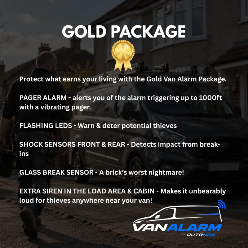 Gold Van Alarm Package