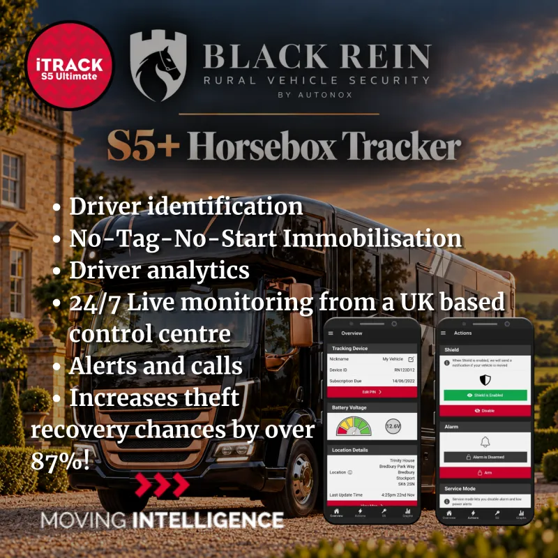 Moving Intelligence Horsebox Tracker & Immobiliser S5 Ultimate