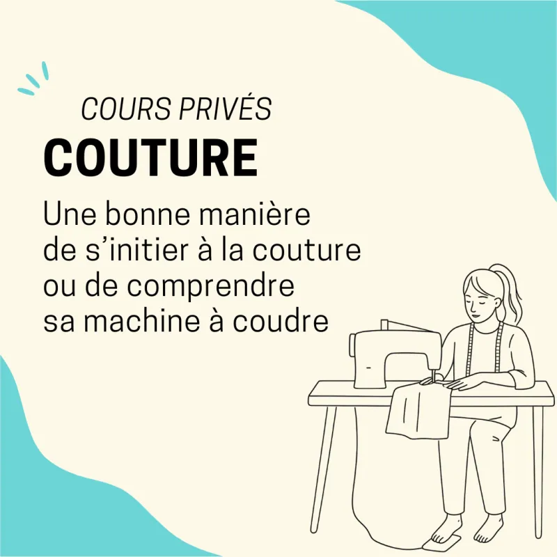 Cours privé de couture