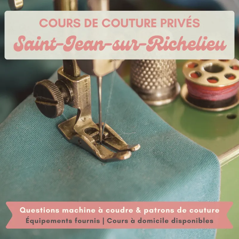 Cours privé de couture