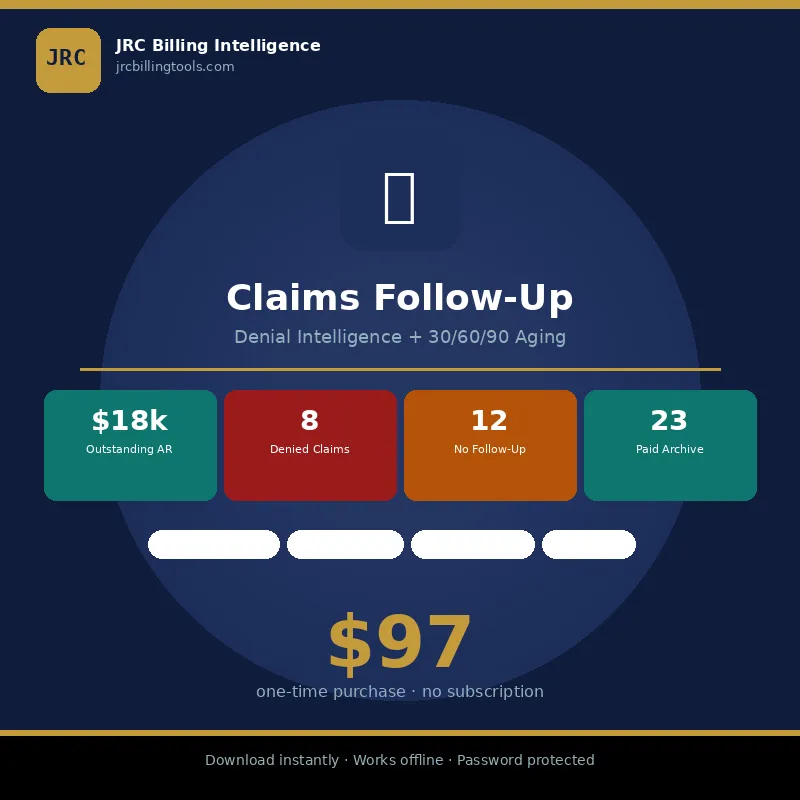 Claims Follow-Up Dashboard