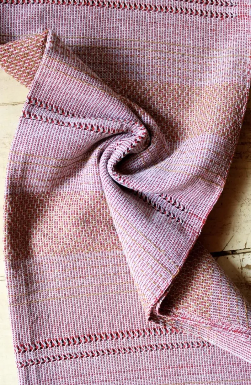 Petalo Gris Mexican Artisan Rebozo 