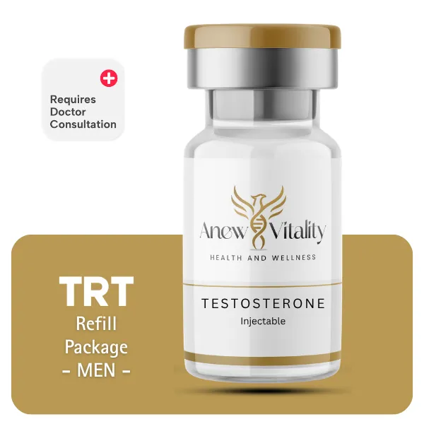TRT Men's Refill Only Package 60 days (Cypionate 200mg/mL 10mL + Anastrozole 24×1mg)
