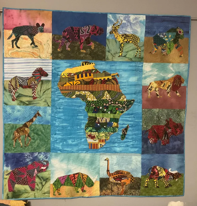 Safari Templates + Bonus Panel | Quilt Africa Fabrics