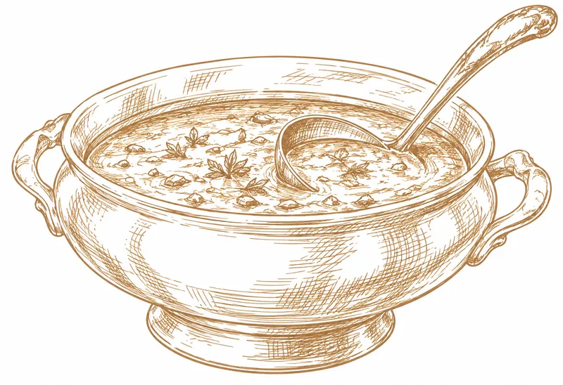 Caramelized Onion & Mushroom Soup (Qt)