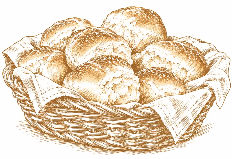 House Made Dinner Rolls (½ dozen)