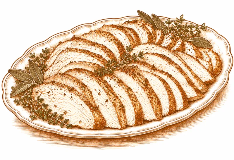 Savory Sliced Breast of Turkey