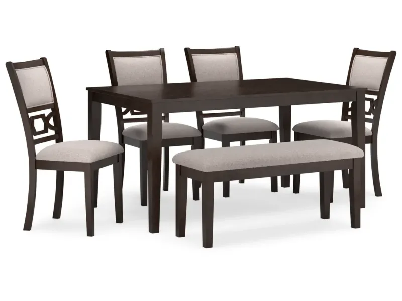 Langwest Dining Room Table Set (6/CN) D422-325