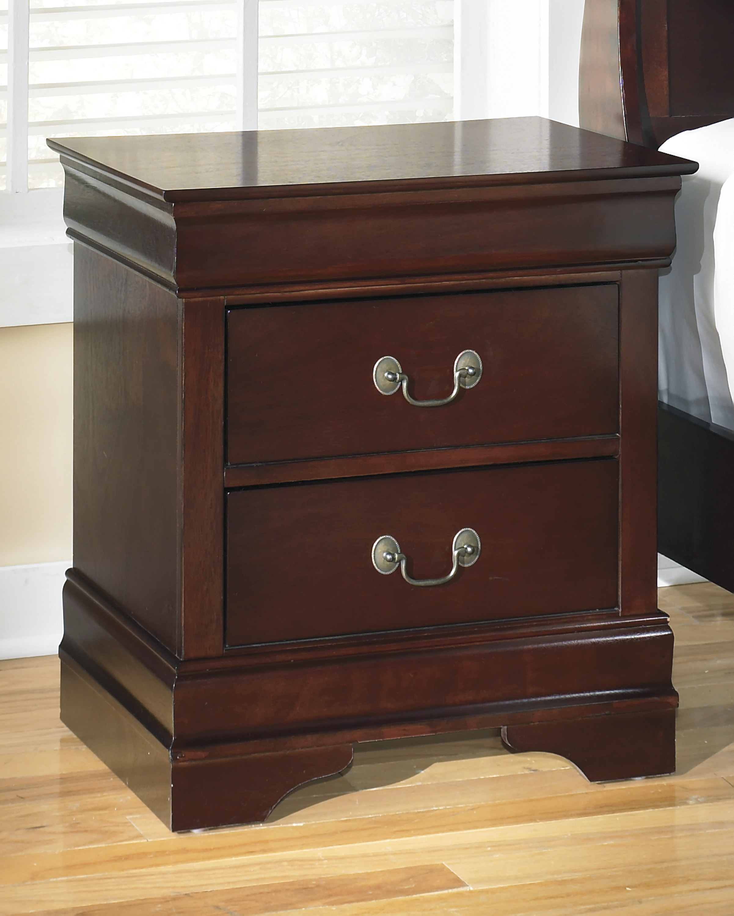 Alisdair Two Drawer Night Stand- B376-92