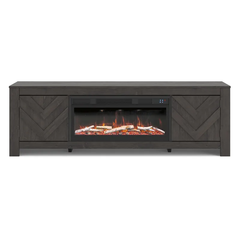 Cayboni 71" TV Stand with Electric Fireplace
