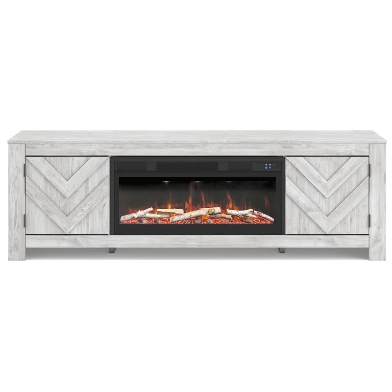 Cayboni 71" TV Stand with Electric Fireplace