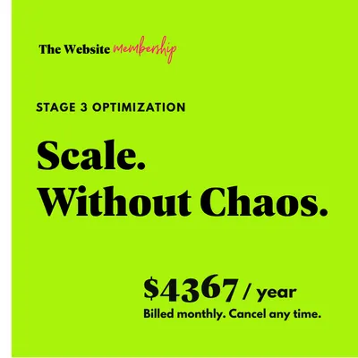 The Website Membership Optimization Annual