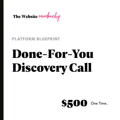Done-For-You Discovery Call (via calendars)