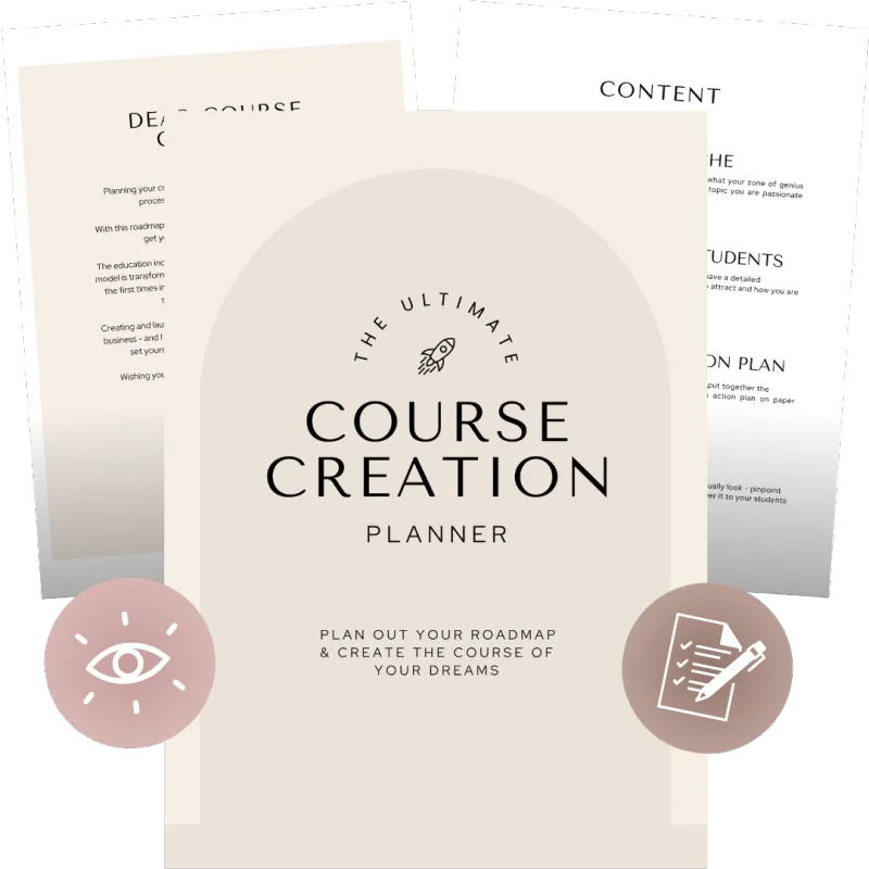 Course Creation Planner
