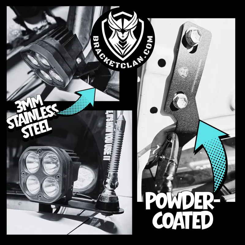 Suzuki Gen 3 Jimny JB23 Bonnet Brackets (1998–2018)