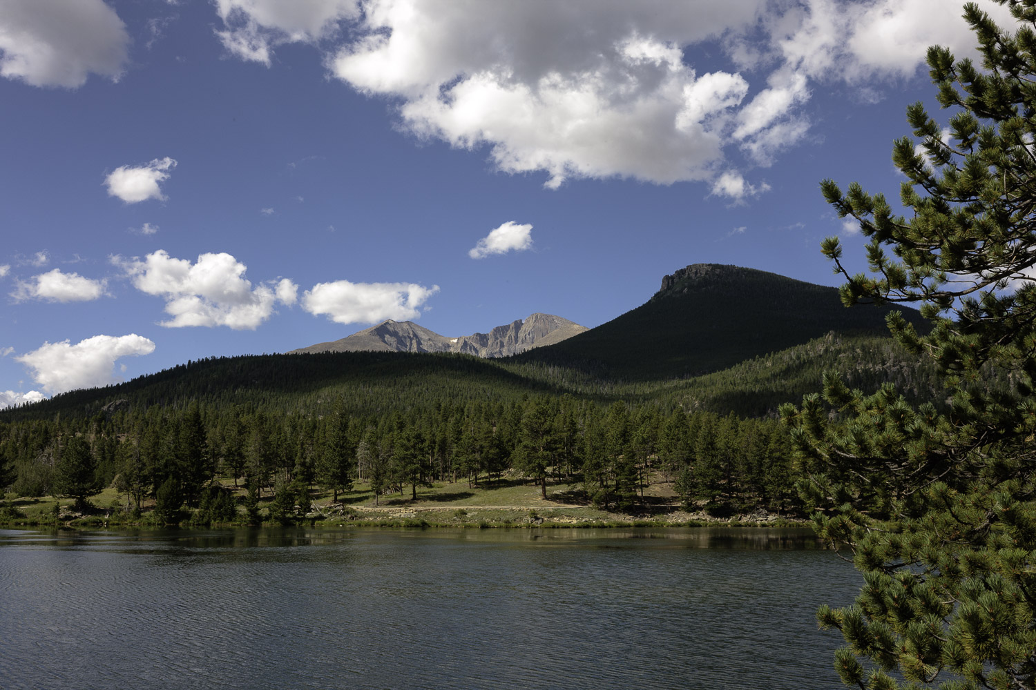 Shadows across Estes Cone