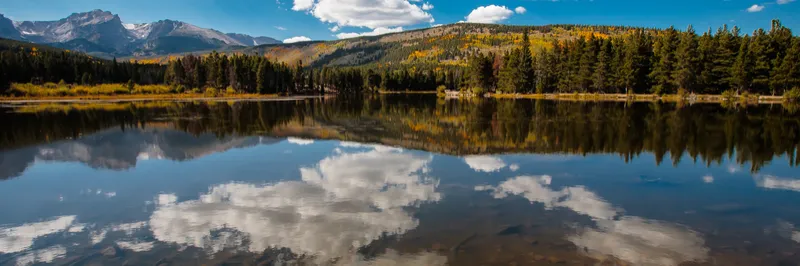SPRAGUE LAKE AUTUMN REFLECTIONS