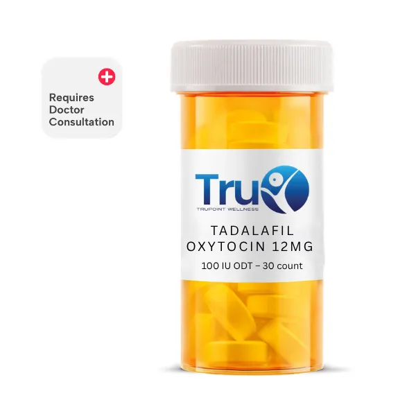 Tadalafil/Oxytocin 12mg/100 IU ODT - 30 Count