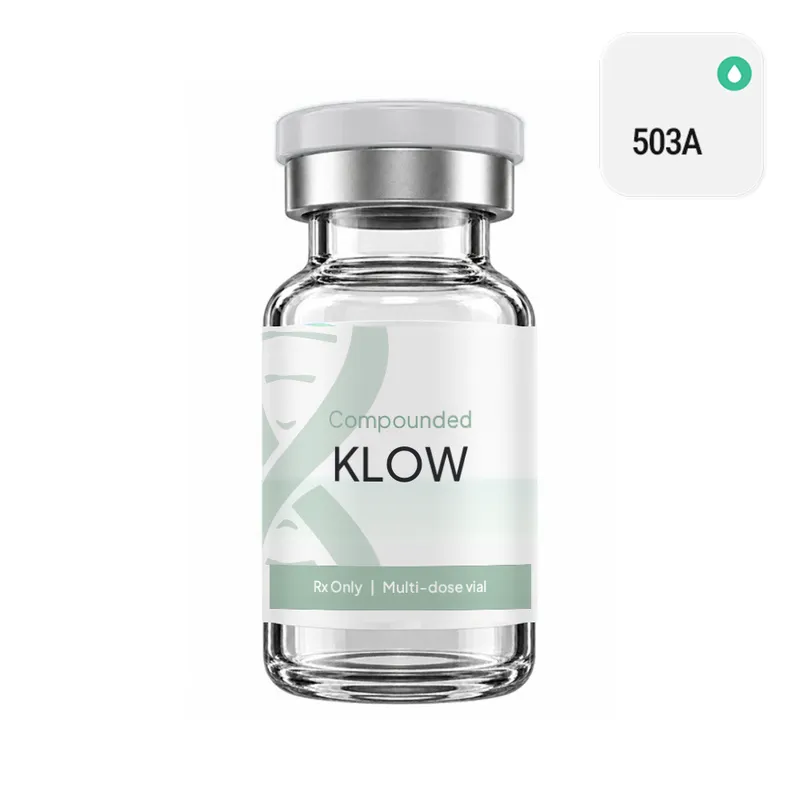 KLOW (BPC-157 / GHK-Cu / KPV / TB-500) 15/50/15/15mg (5mL) (Liquid)