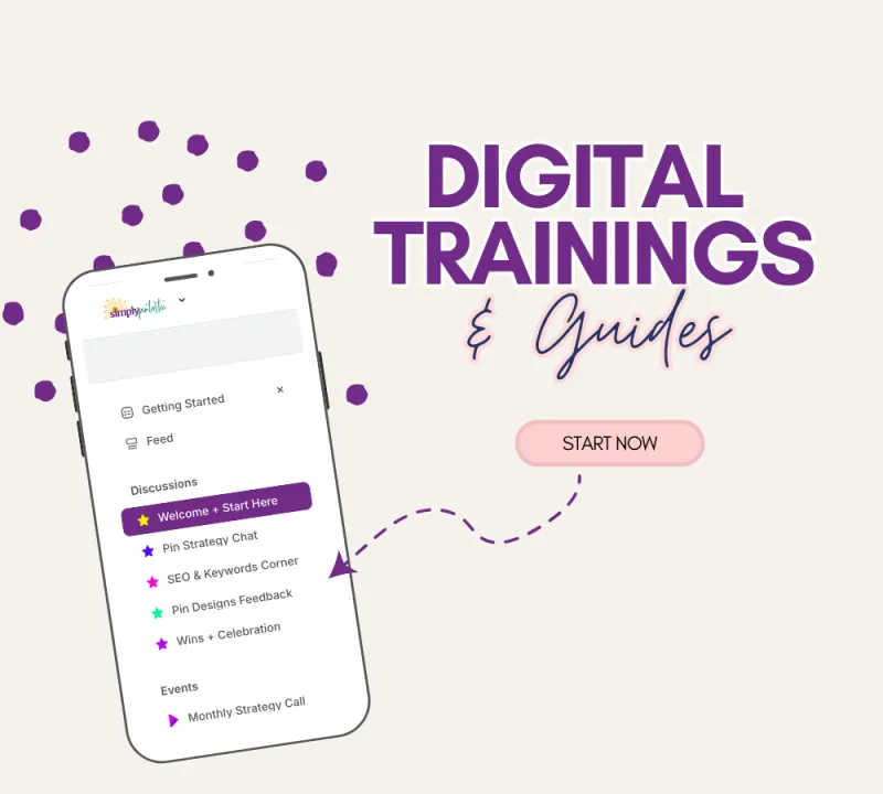 Pinterest Digital Trainings & Guides