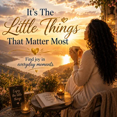 It’s The Little Things That Matter Most