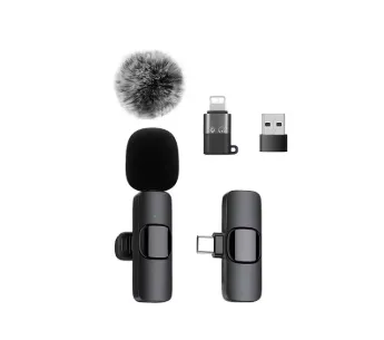 Wireless Lavalier Mic (iPhone & Type-C) – Content Creator Essential