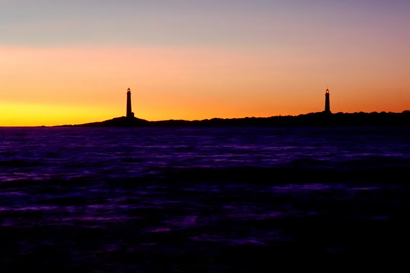 TWIN LIGHTS #1 – Sunrise, Rockport_Massachusetts