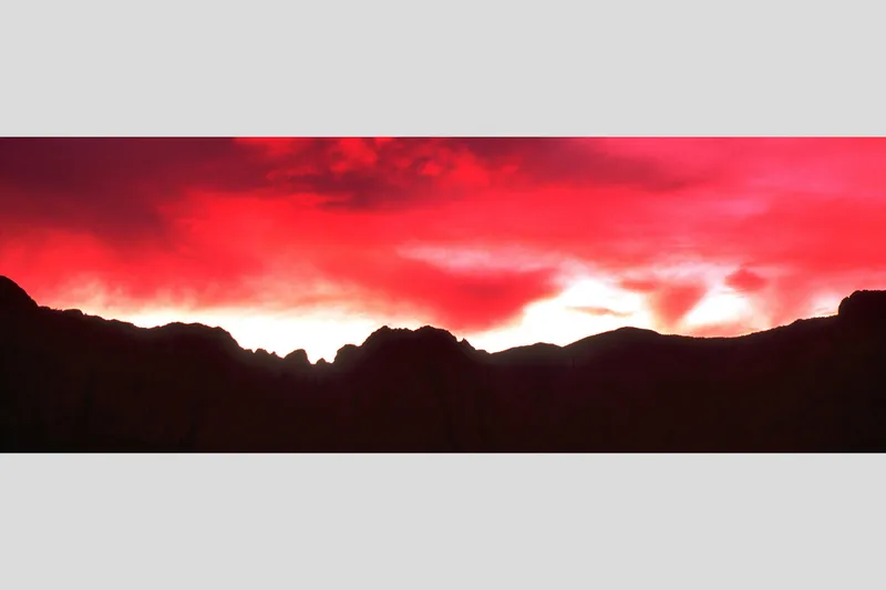 RED ROCK CANYON — Sunset, Las Vegas, Nevada