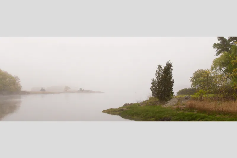 MORNING FOG — Merrimack River, Newburyport, MA