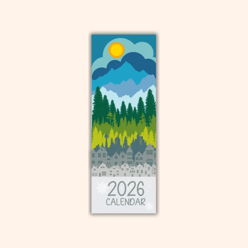 2026 Stackable Calendar The Mountains