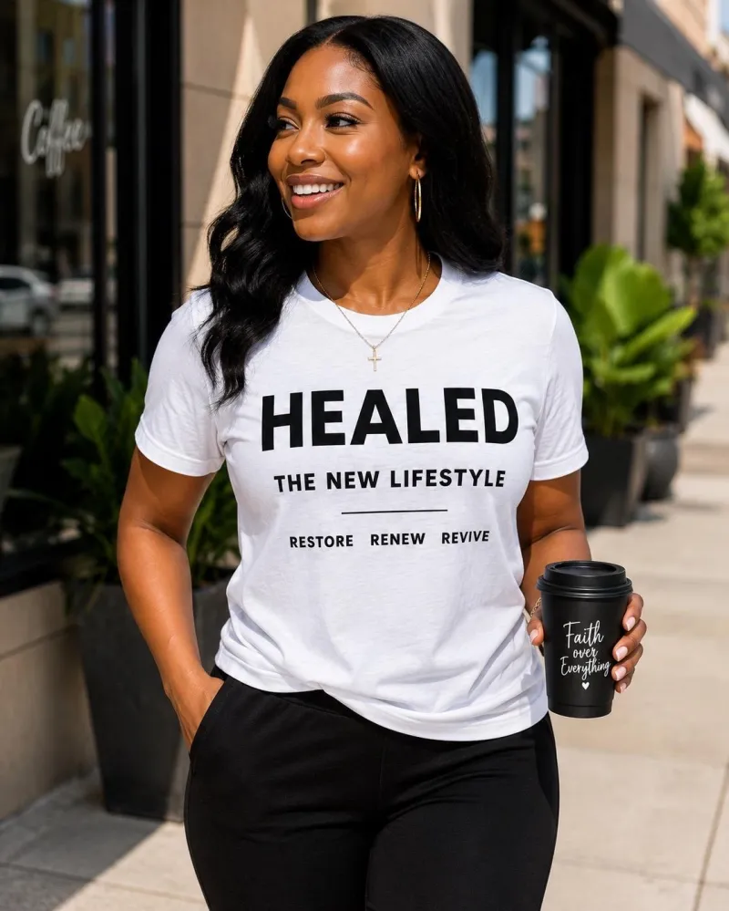 HEALED – The New Lifestyle Tee for Women