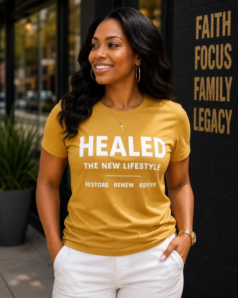 HEALED – The New Lifestyle Tee for Women