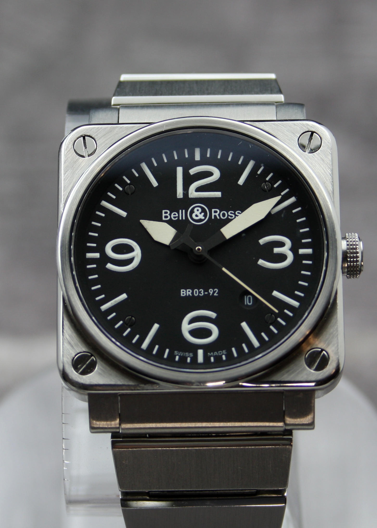 Bell & Ross BR01-92-S Steel on Steel Bracelet, 46mm, Full Set