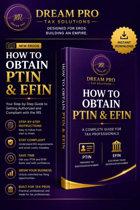 Obtain Your PTIN and EFIN Ebook